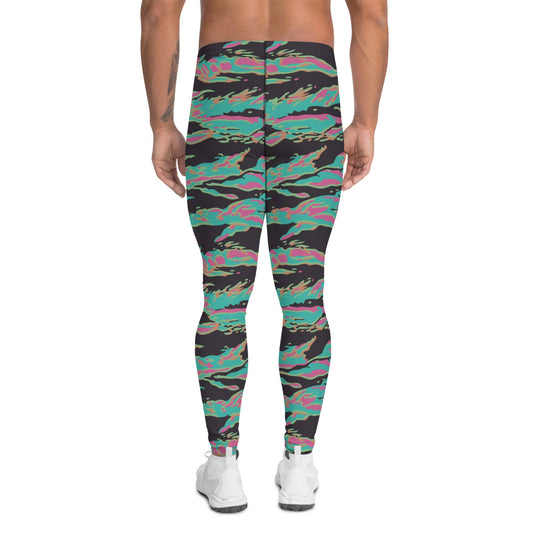 Miami Tiger Stripe CAMO Mens Leggings