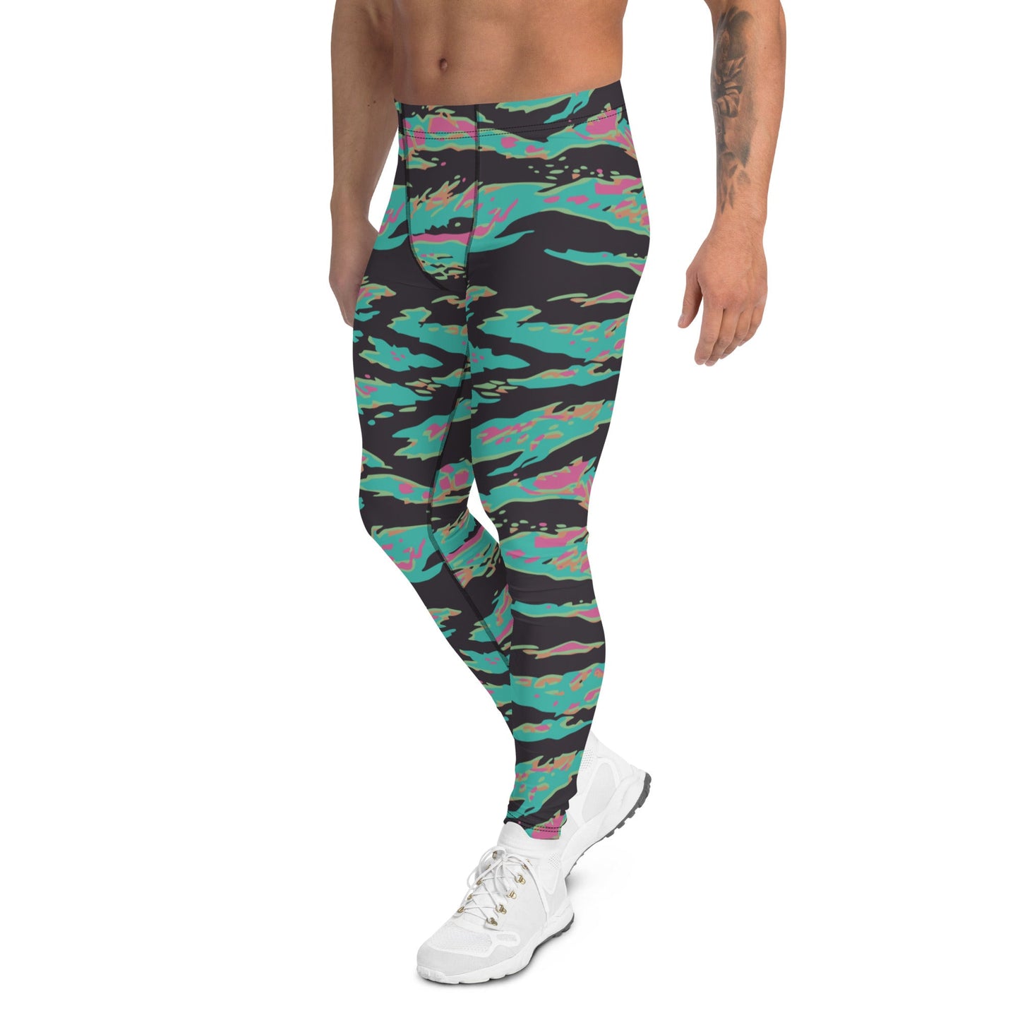Miami Tiger Stripe CAMO Mens Leggings
