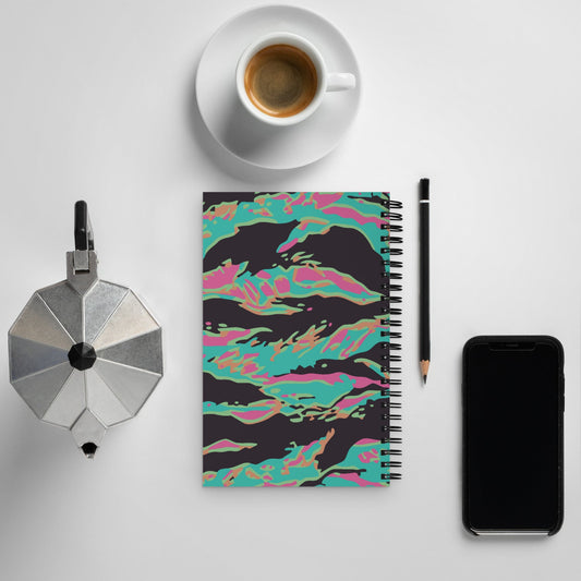 Miami Tiger Stripe CAMO Spiral Notebook