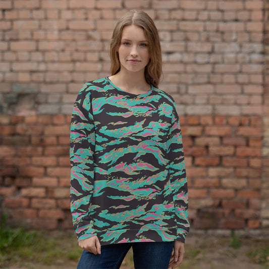 Miami Tiger Stripe CAMO Unisex Sweatshirt Sweatshirts