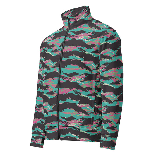 Miami Tiger Stripe CAMO Unisex track jacket - Track Jackets