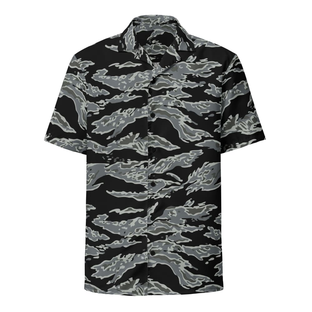 Miami Tiger Stripe Urban Grey CAMO Unisex button shirt
