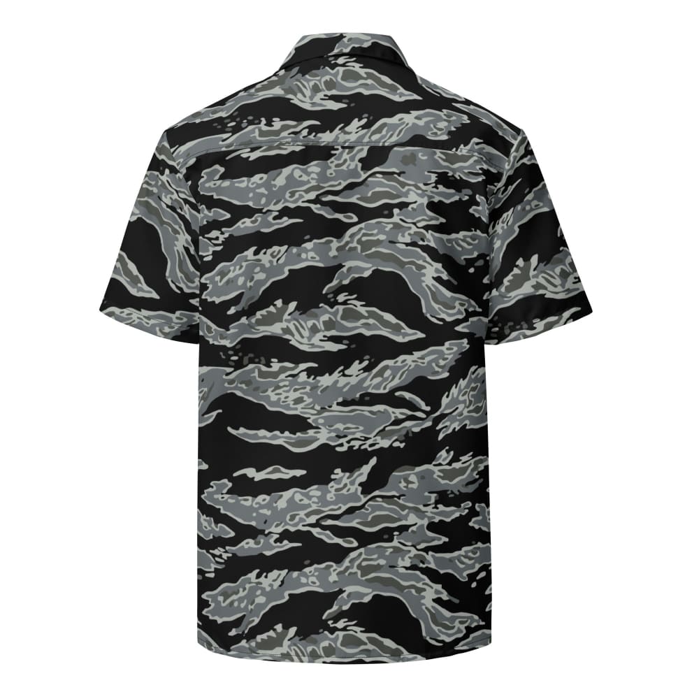 Miami Tiger Stripe Urban Grey CAMO Unisex button shirt