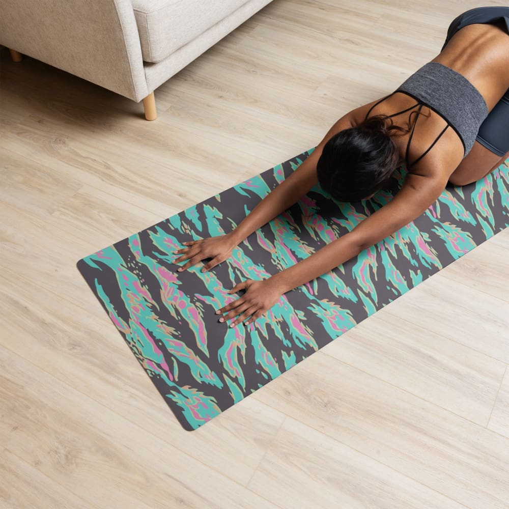 CAMO HQ - Miami Tiger Stripe CAMO Yoga mat