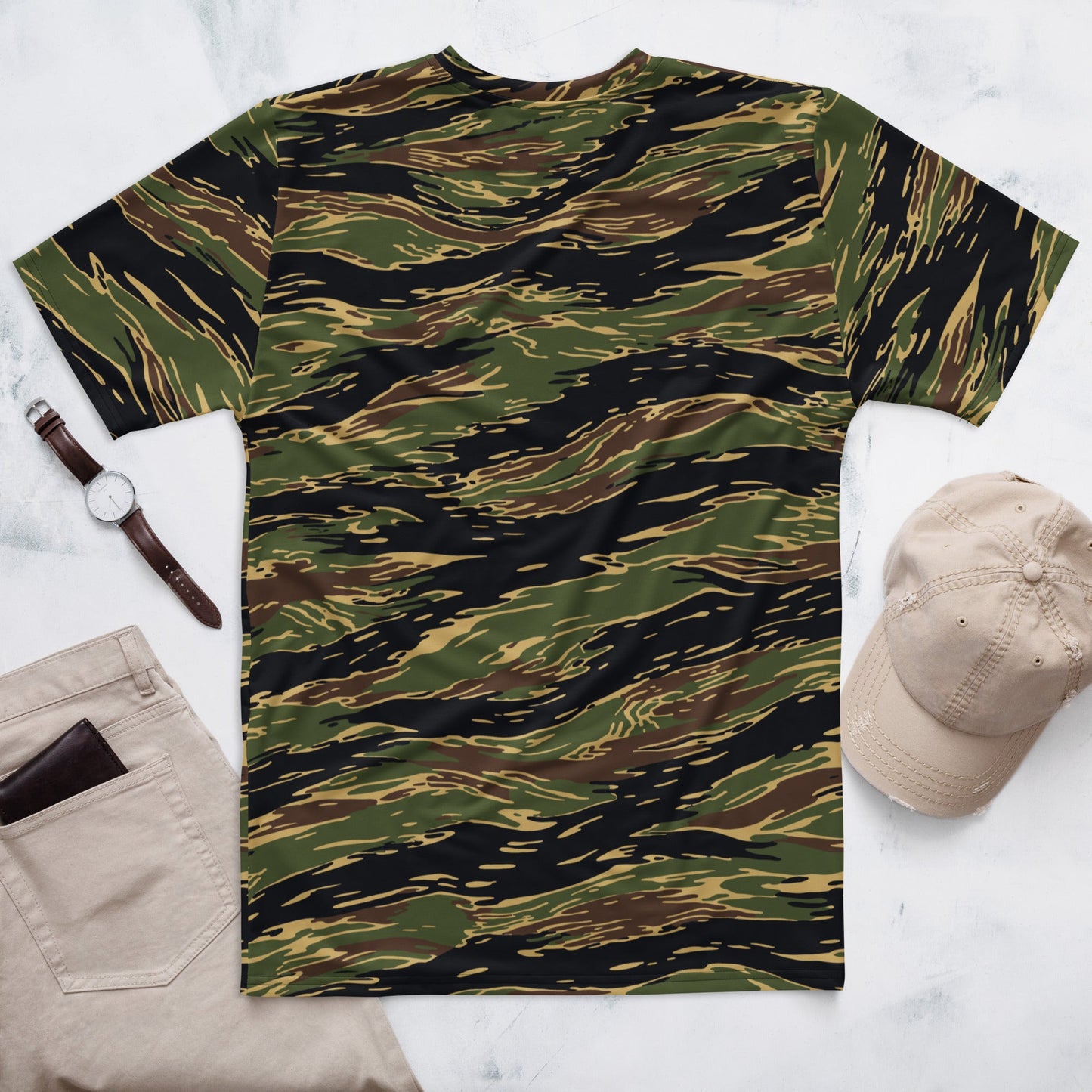 Midnight Fang Tiger Stripe CAMO Mens T-Shirt