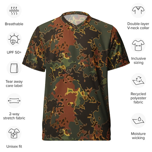 Modern Warfare Fractal Flecktarn Autumn CAMO unisex sports jersey Sports Jerseys
