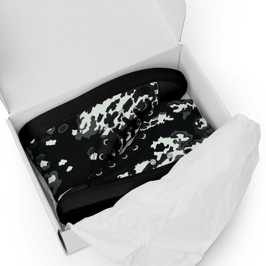 Modern Warfare Partizan Ghost Night CAMO Mens high top canvas shoes - High Top Canvas Shoes