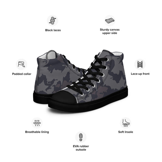 Modern Warfare Urban Rust CAMO Mens high top canvas shoes - High Top Canvas Shoes