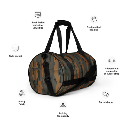 Modern Warfare Urban Vertical Rusty Bark CAMO Gym Bag