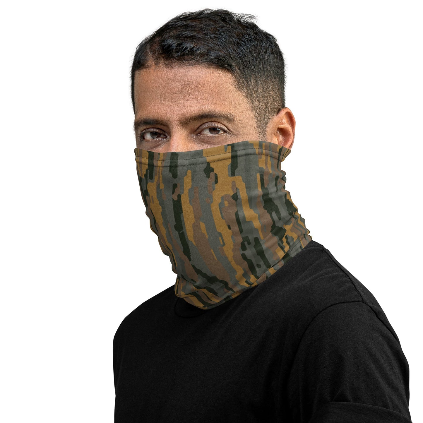 Modern Warfare Urban Vertical Rusty Bark CAMO Neck Gaiter - Gaiters
