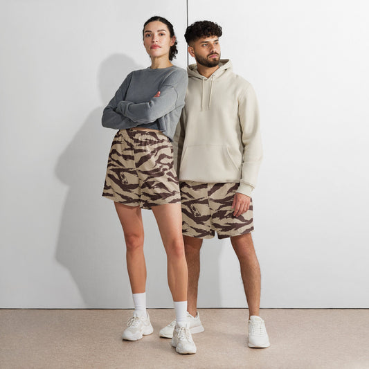 Moroccan Lizard Desert CAMO Unisex Athletic Long Shorts