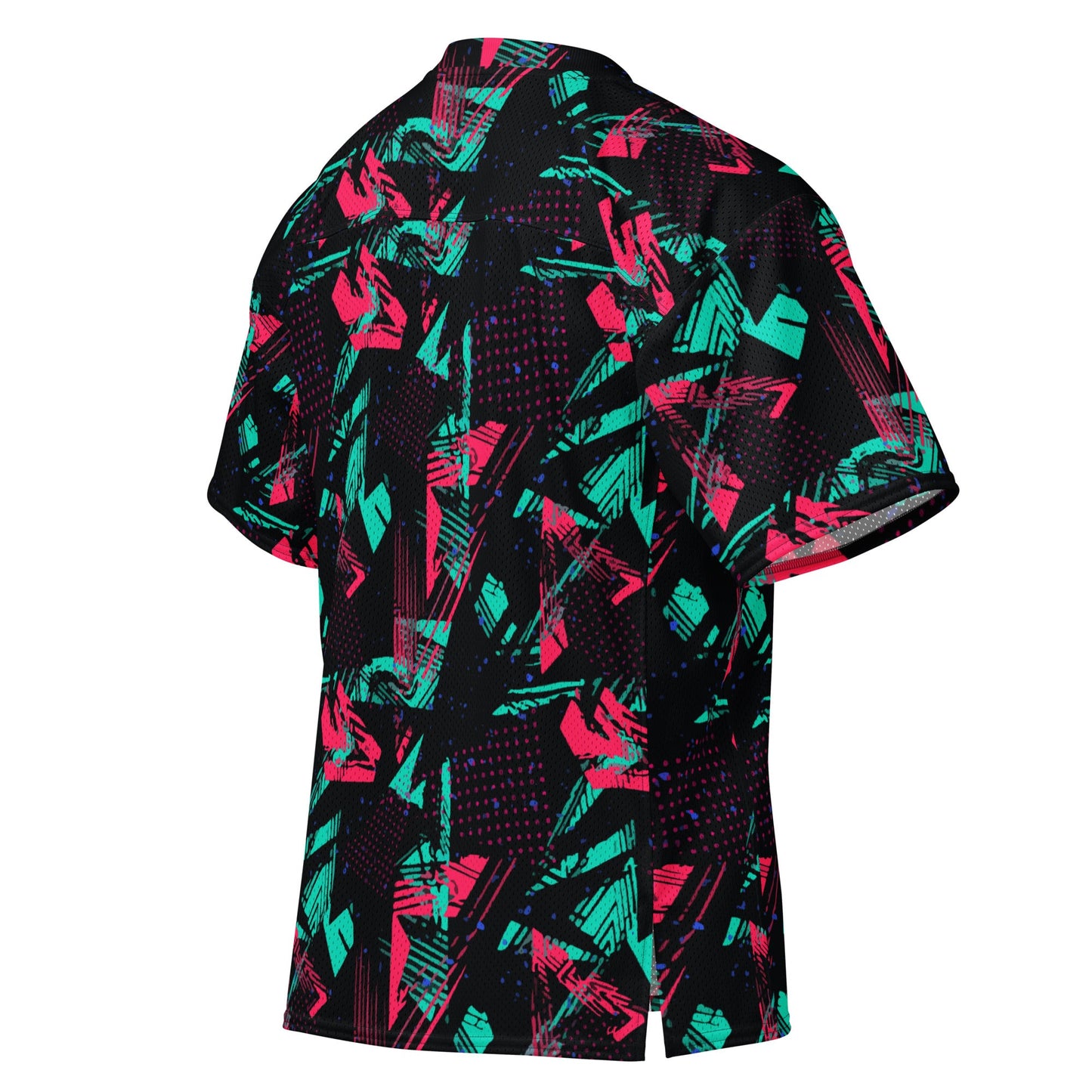 Neon Shatter CAMO Unisex American Football Jersey