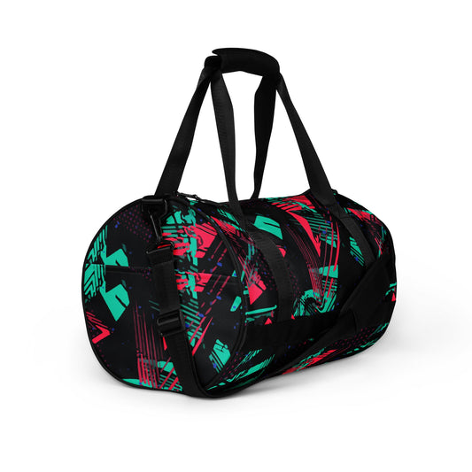 Neon Shatter CAMO gym bag - Gym Bag