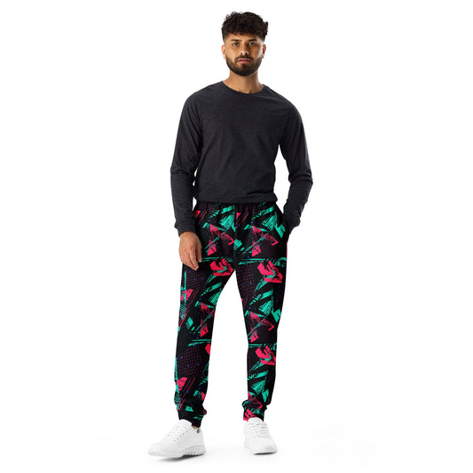 Neon Shatter CAMO Mens Joggers