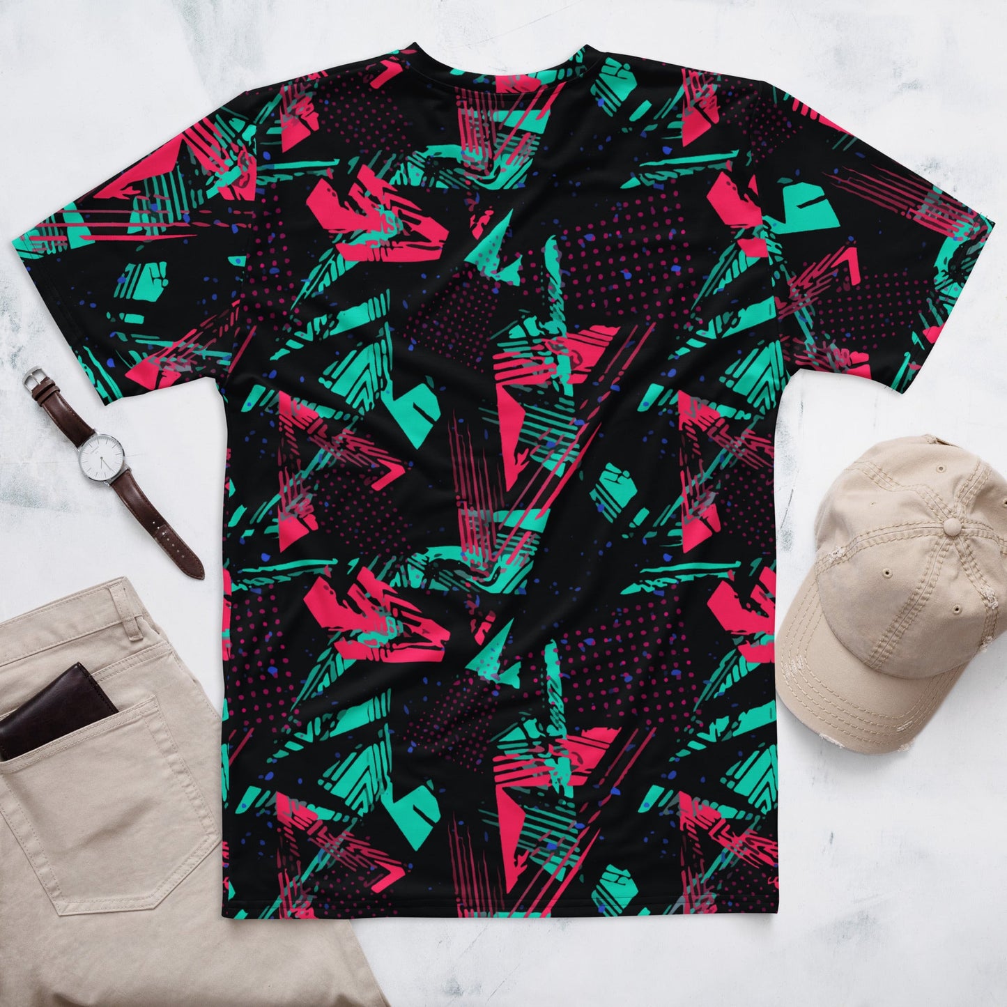 Neon Shatter CAMO Mens T-Shirt