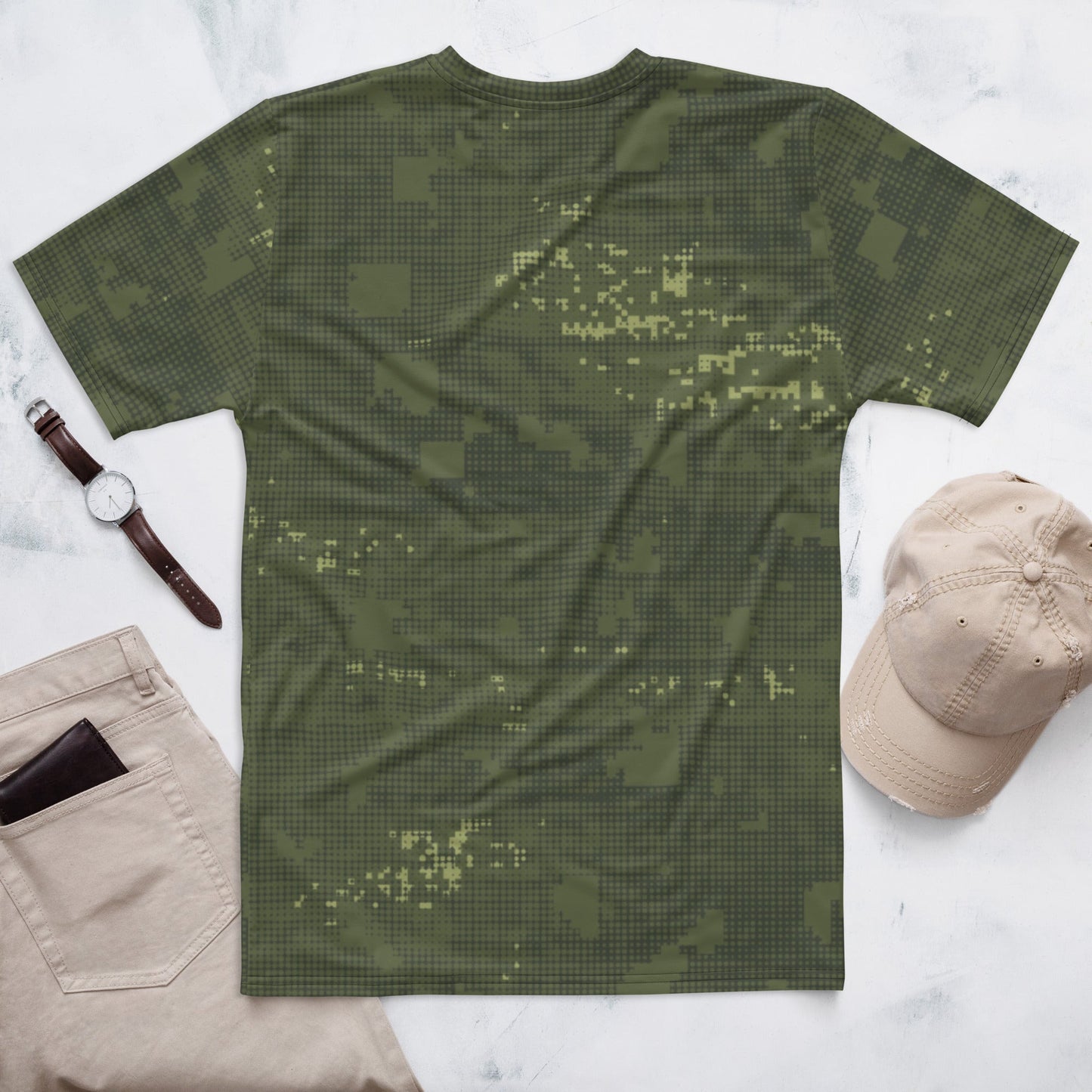Night Desert Honeycomb CAMO Mens T-Shirt