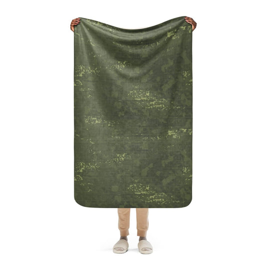 Night Desert Honeycomb CAMO Sherpa blanket - 37″×57″