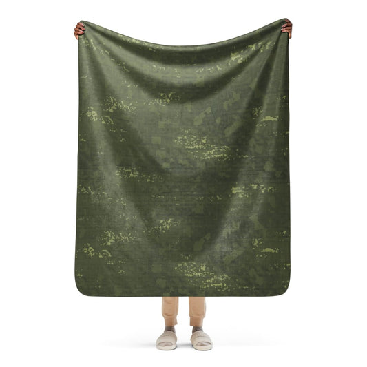 Night Desert Honeycomb CAMO Sherpa blanket - 50″×60″