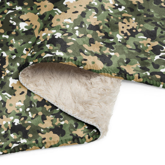 Nordic Combat Uniform CAMO Sherpa blanket - Blankets