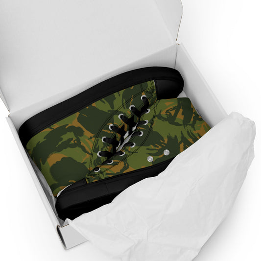 Norwegian DPM CAMO Mens high top canvas shoes - High Top Canvas Shoes