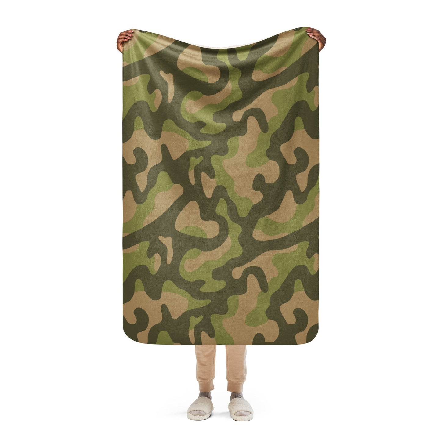 Norwegian M98 CAMO Sherpa blanket - 37″×57″ - Blankets