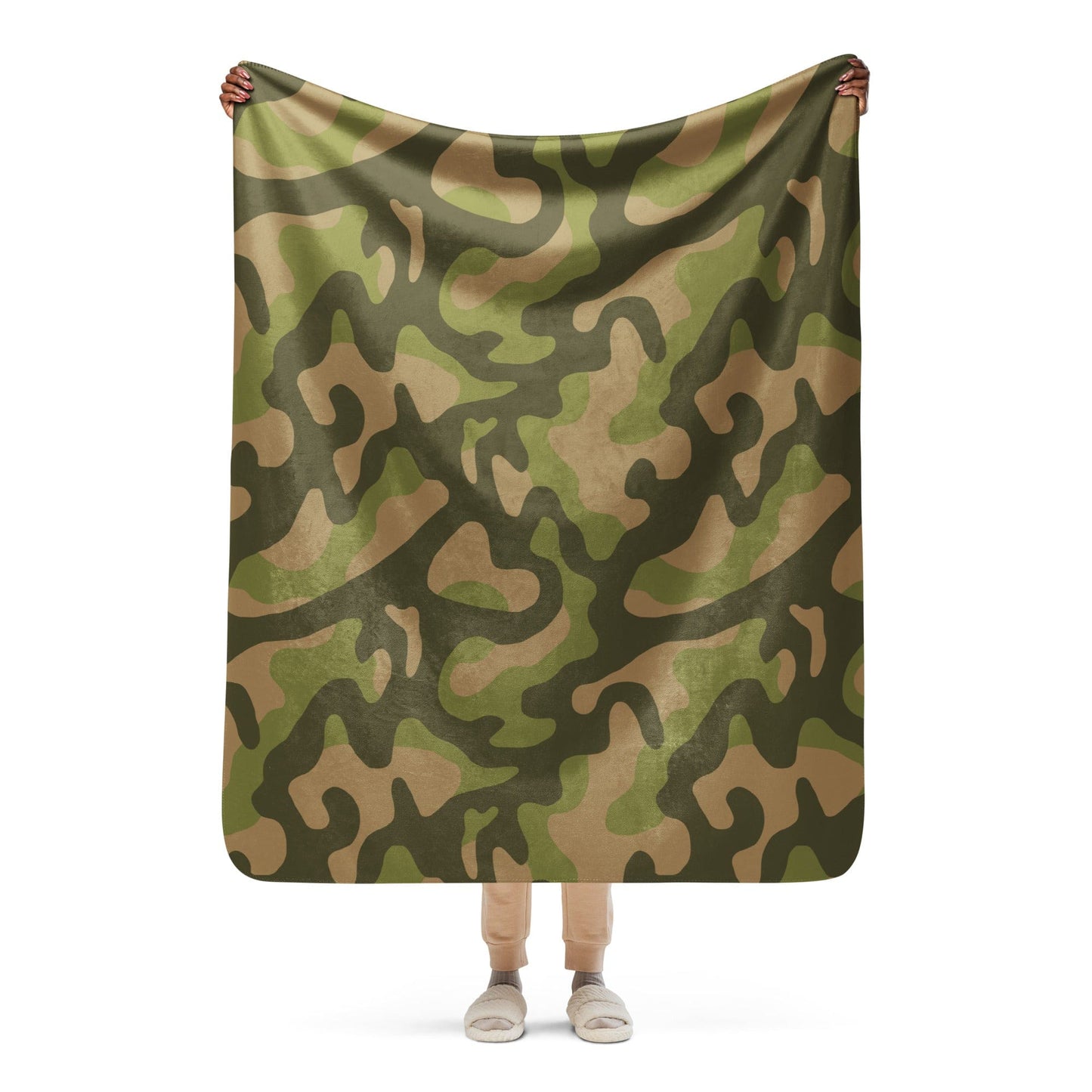 Norwegian M98 CAMO Sherpa blanket - 50″×60″ - Blankets