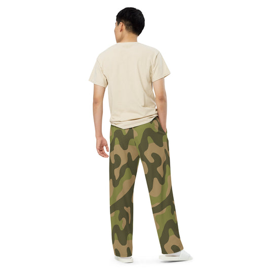 Norwegian M98 CAMO unisex wide leg pants Wide Pants