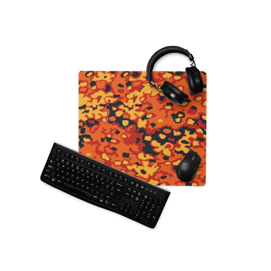Oakleaf Glow-Oak Hunter Orange CAMO Gaming mouse pad - 18″×16″