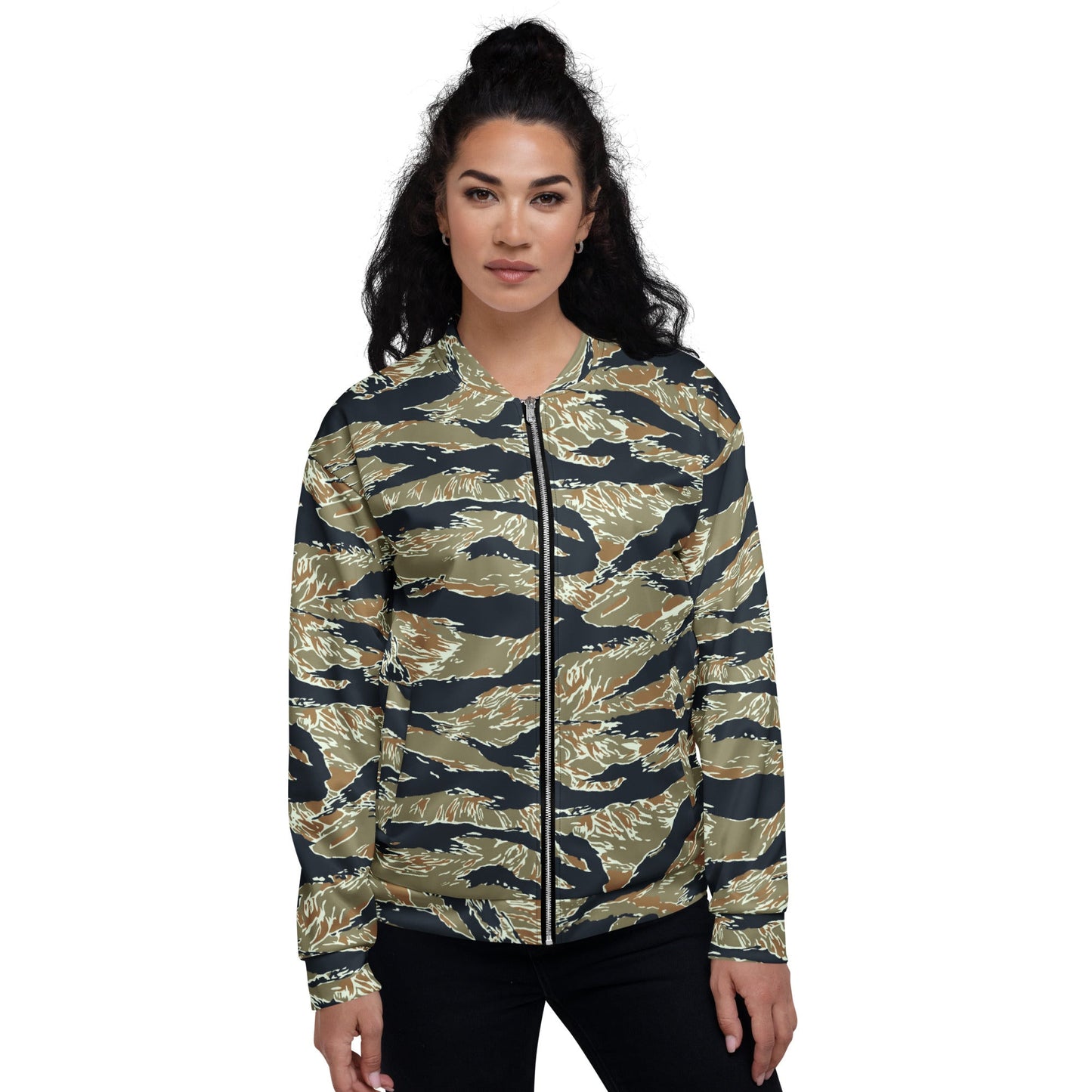 Philippine Tiger Stripe Special Forces Distinctive Uniform (SDFU) CAMO Unisex Bomber Jacket