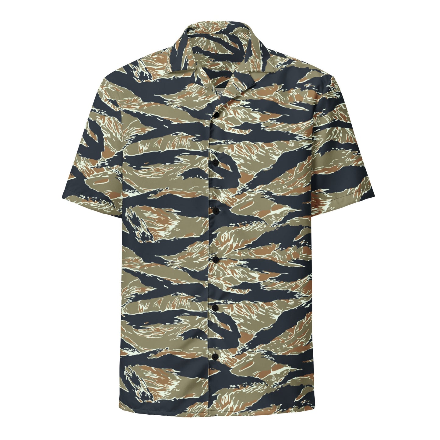Philippine Tiger Stripe Special Forces Distinctive Uniform (SDFU) CAMO Unisex Short-Sleeve Button Shirt