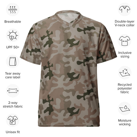 Polish Pantera Desert CAMO unisex sports jersey - Sports Jerseys