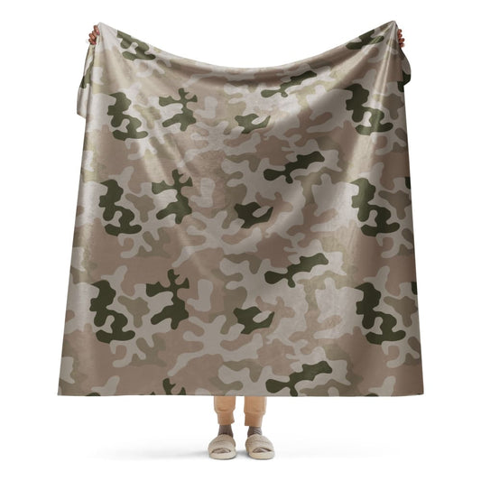 Polish WZ2000 Desert Pantera CAMO Sherpa blanket - 60″×80″ - Sherpa Blanket