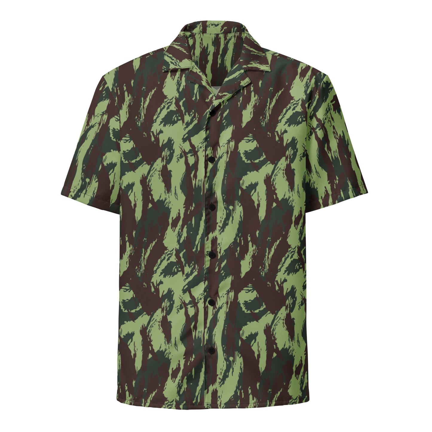 Portuguese Lizard Vertical CAMO Unisex button shirt - Button Shirts