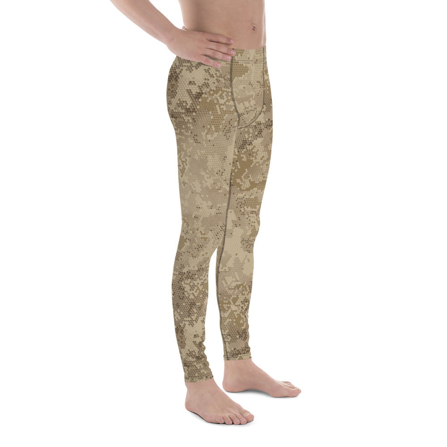 Rattlesnake Hex Desert CAMO Mens Leggings