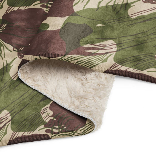 Rhodesian Brushstroke Adder/Adro CAMO Sherpa blanket - Sherpa Blanket