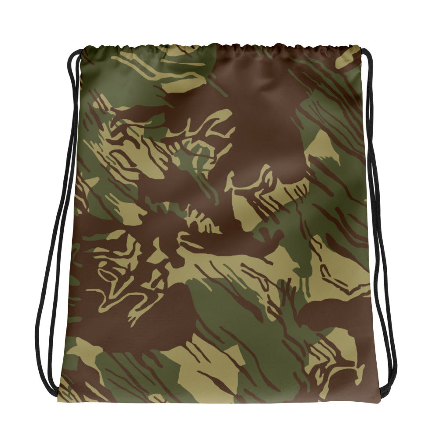 Rhodesian Brushstroke CAMO Drawstring Bag - Bags