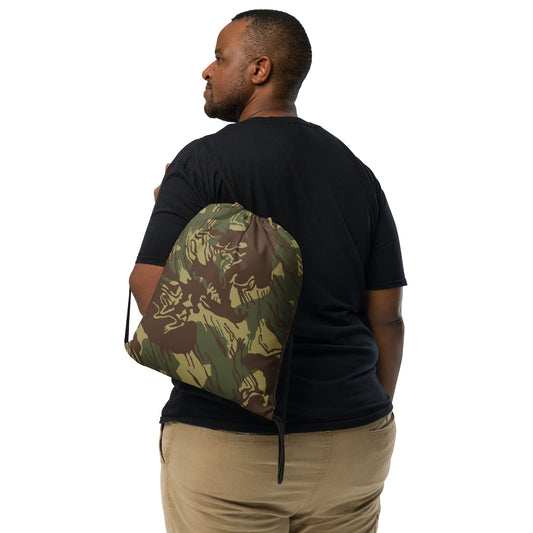 Rhodesian Brushstroke CAMO Drawstring Bag - Bags