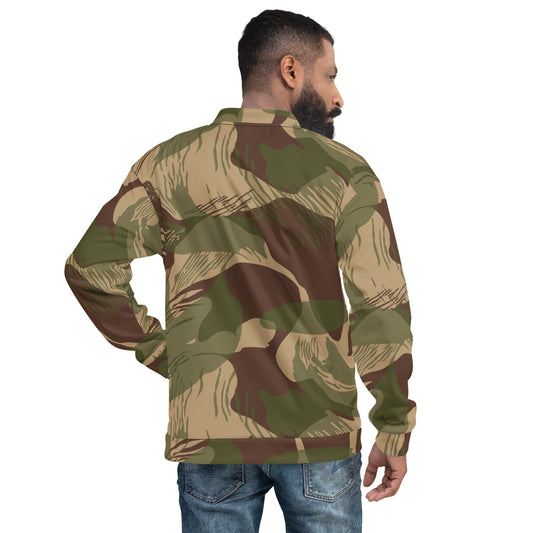 Rhodesian Brushstroke Multi-terrain CAMO Unisex Bomber Jacket - Jackets