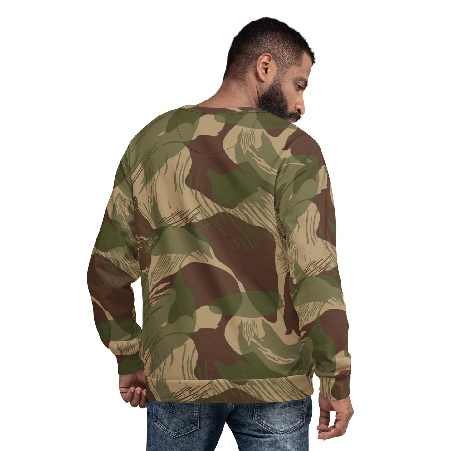 Rhodesian Brushstroke Multi-terrain CAMO Unisex Sweatshirt - Sweatshirts