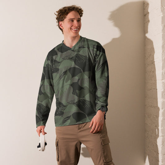 Rhodesian Brushstroke Night CAMO hockey fan jersey Hockey Jerseys