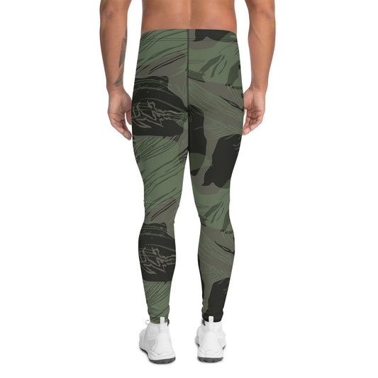 Rhodesian Brushstroke Night CAMO Mens Leggings