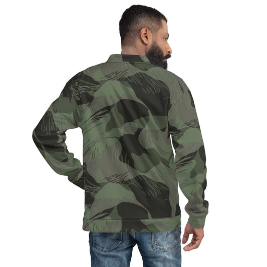 Rhodesian Brushstroke Night CAMO Unisex Bomber Jacket - Jackets