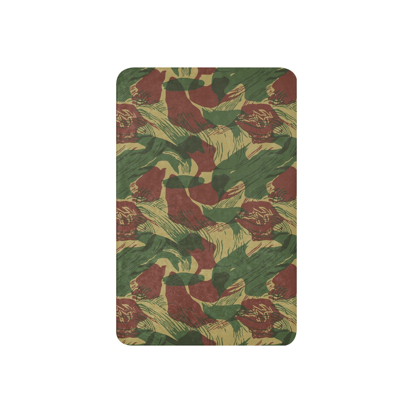 Rhodesian Brushstroke Sunburst CAMO Sherpa blanket - Blankets