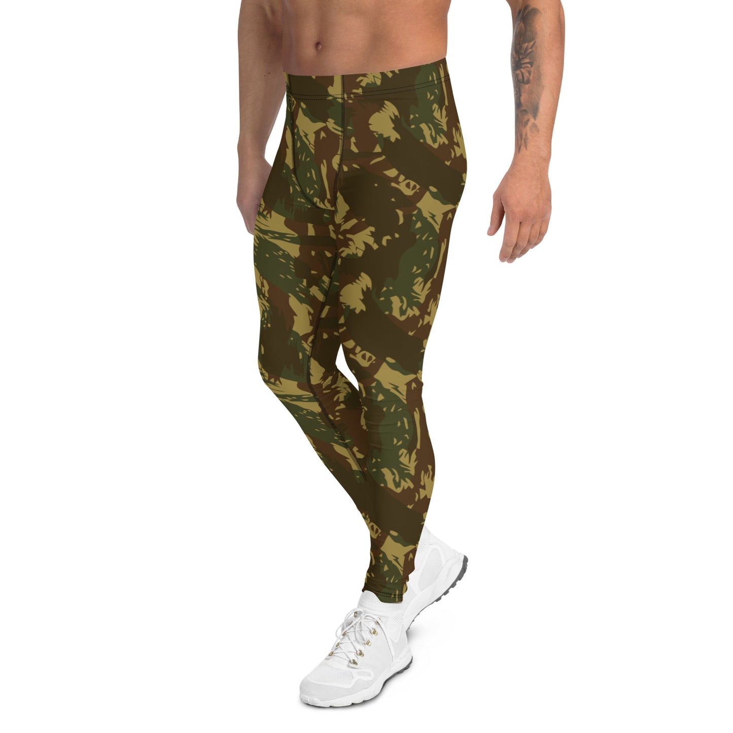 Rhodesian Brushstroke Transkei CAMO Mens Leggings