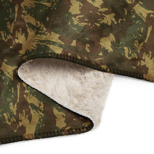 Rhodesian Brushstroke Transkei CAMO Sherpa blanket - Blanket