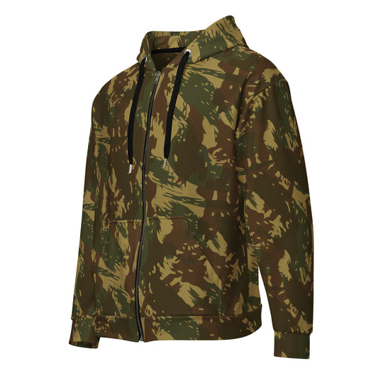 Rhodesian Brushstroke Transkei CAMO Unisex zip hoodie Zip Hoodies
