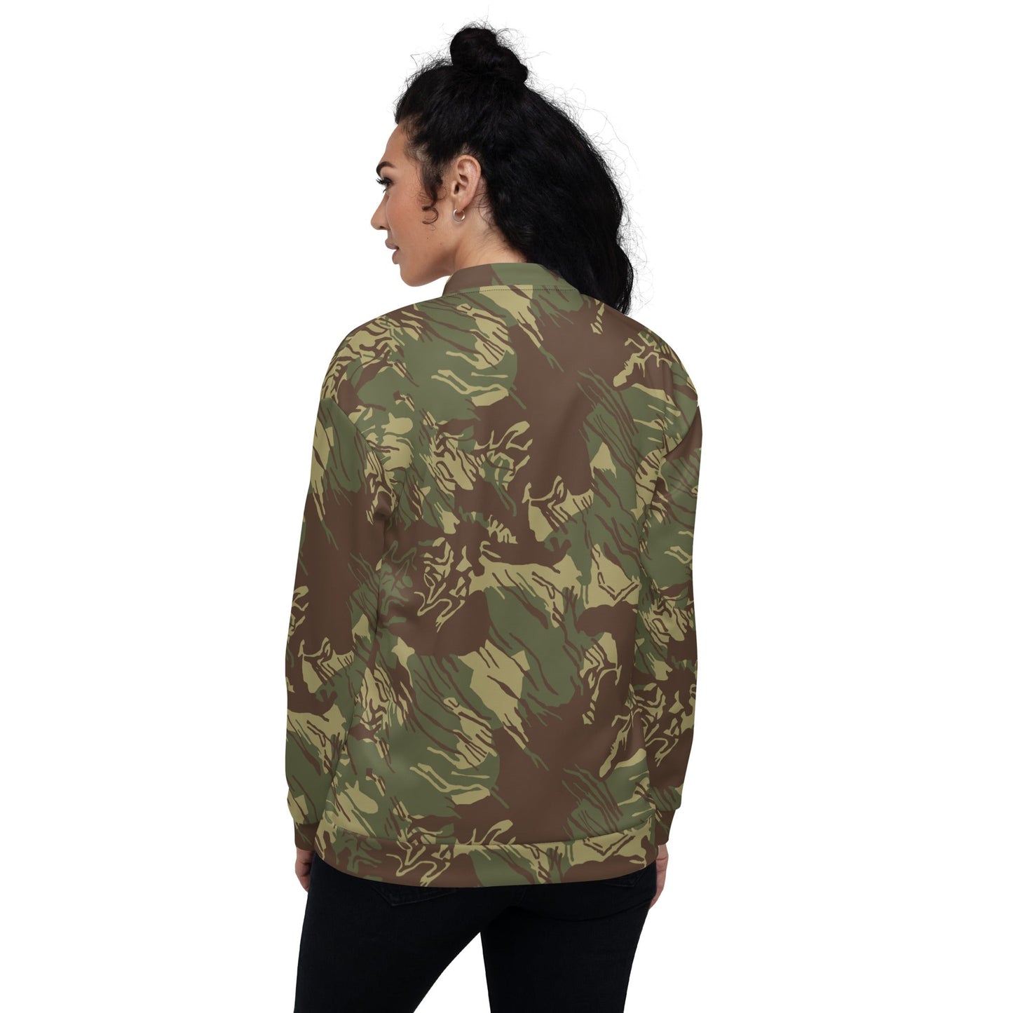 Rhodesian Brushstroke CAMO Unisex Bomber Jacket - Jackets