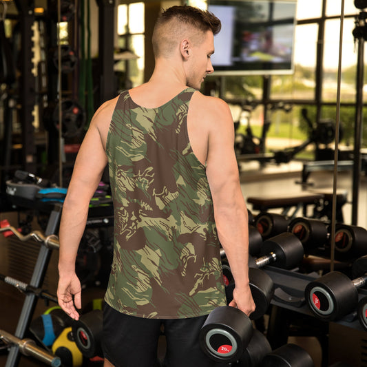 Rhodesian Brushstroke CAMO Unisex Tank Top - Tops