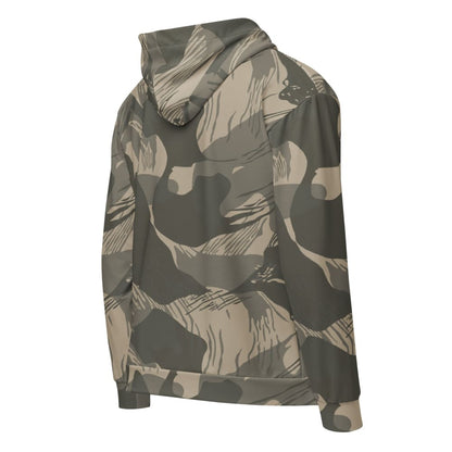 Rhodesian Brushstroke Urban Rubble CAMO Unisex zip hoodie