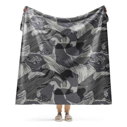 Rhodesian Brushstroke Urban CAMO Sherpa blanket - 60″×80″